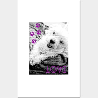 Love my dog I Posters and Art